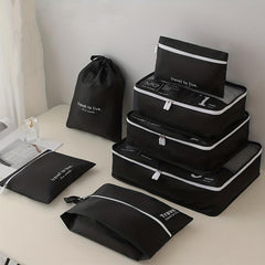 7pcs Cosmetic Bag Travel Storage Organizer Luggage Storage Bag