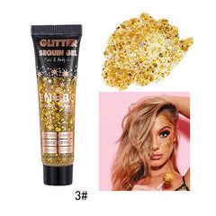 Sequins Eye Cream Flash Shadow Shimmer Body Art