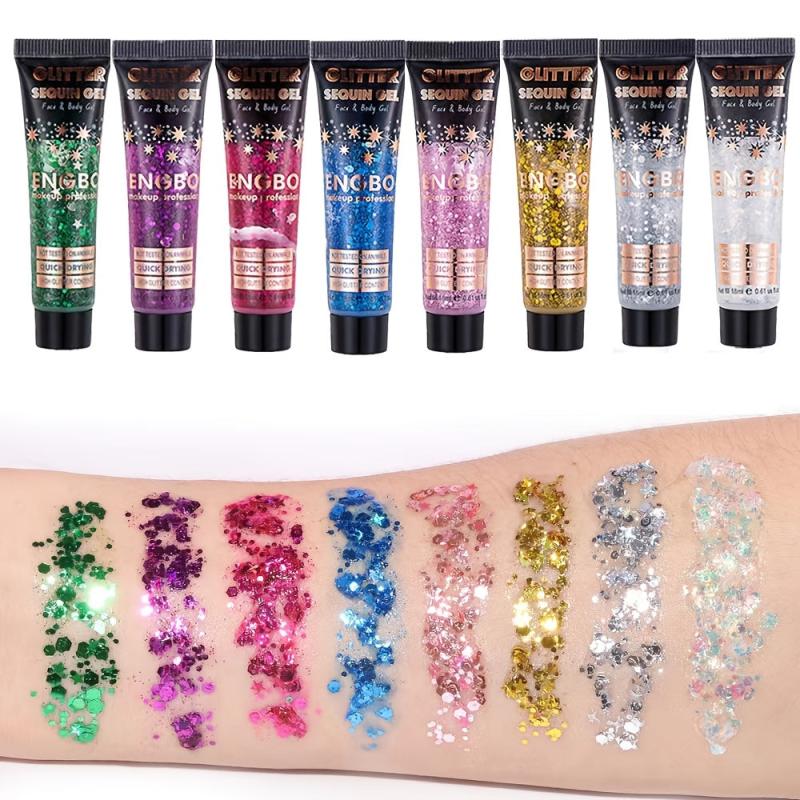 Sequins Eye Cream Flash Shadow Shimmer Body Art