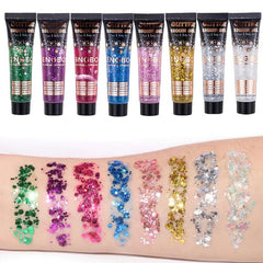 Sequins Eye Cream Flash Shadow Shimmer Body Art