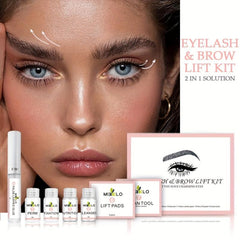 Professional Eyebrow Lift & Curling Kit for Fuller Brows & Curled Lashes