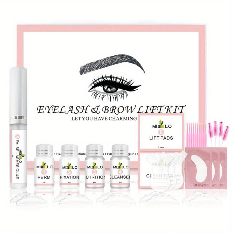 Professional Eyebrow Lift & Curling Kit for Fuller Brows & Curled Lashes