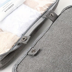 4-In-1 Folding Makeup Organizer Toiletry Bag with Hanging Hook for Travel