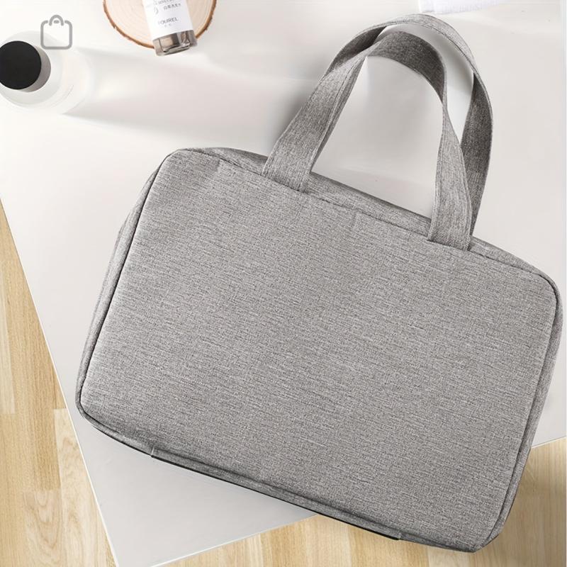 4-In-1 Folding Makeup Organizer Toiletry Bag with Hanging Hook for Travel