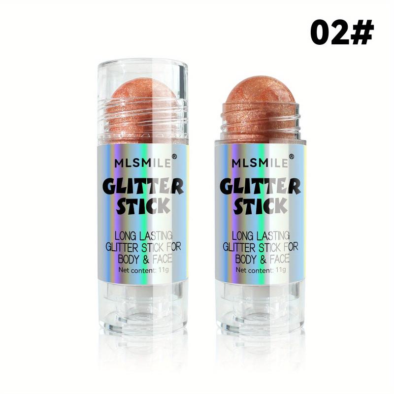 Long Lasting Glitter Stick for Body and Face - Metallic Highlighter