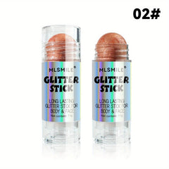 Long Lasting Glitter Stick for Body and Face - Metallic Highlighter