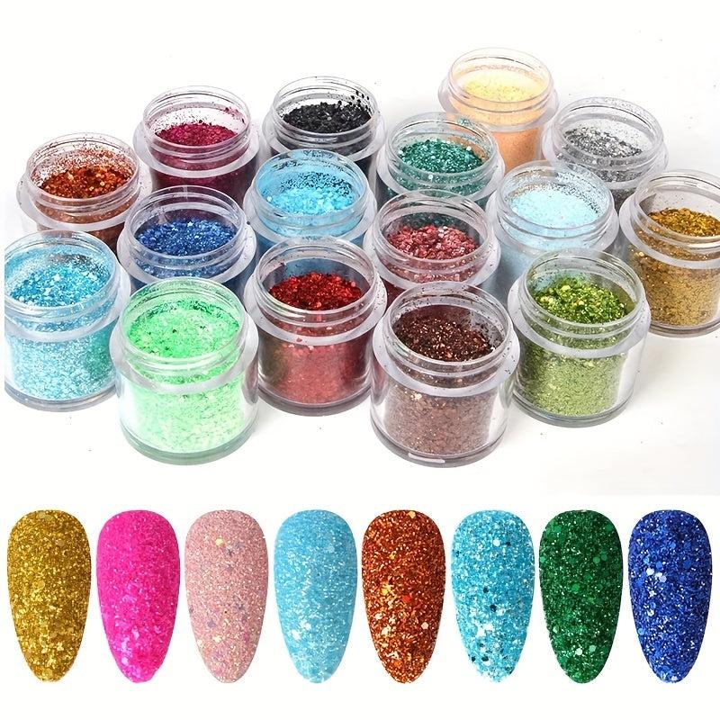 Polyester Glitter Epoxy Resin Pigment for DIY Nail Art Jewelry