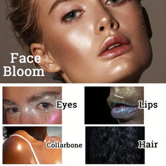 Body Highlighting Powder Natural Finish Glitter Blusher