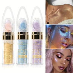Body Highlighting Powder Natural Finish Glitter Blusher