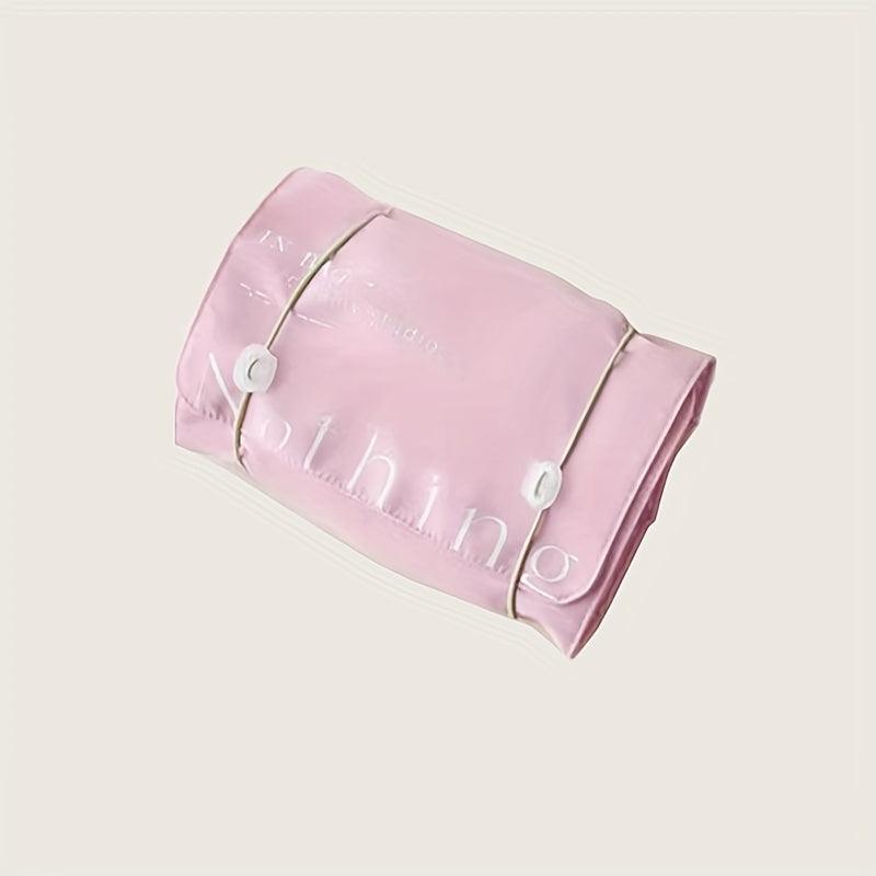 Detachable Cosmetic Bag 4 In 1 Portable Makeup Bag Roll Up Travel Toiletry Bag