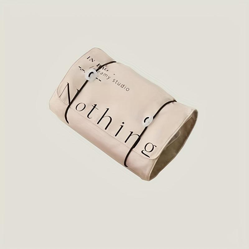 Detachable Cosmetic Bag 4 In 1 Portable Makeup Bag Roll Up Travel Toiletry Bag