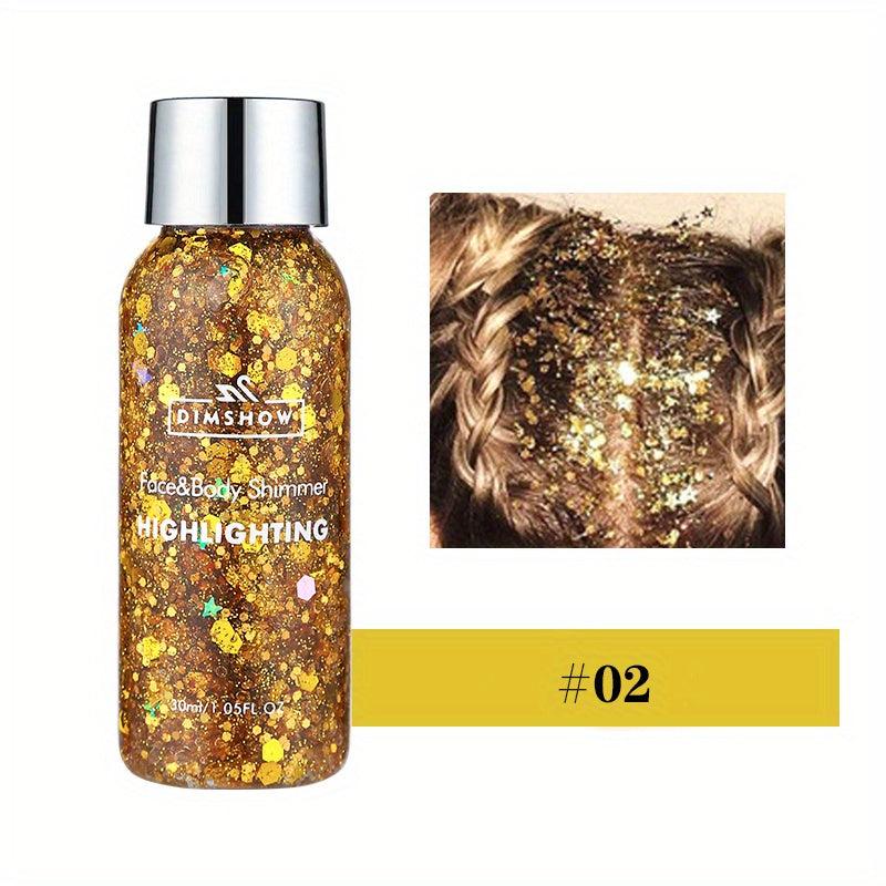 Glitter Eyeshadow & Body Gel: Nightclub & Stage Performance