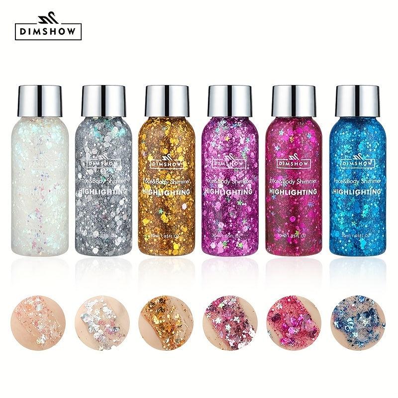 Glitter Eyeshadow & Body Gel: Nightclub & Stage Performance