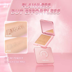 PINKFLASH Matte Powder Cake - High Coverage Lightweight