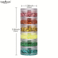 Glitter Gel Kit Sparkles Face Body Eyes Lips Nails Hair Fairy Makeup