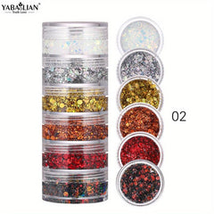 Glitter Gel Kit Sparkles Face Body Eyes Lips Nails Hair Fairy Makeup