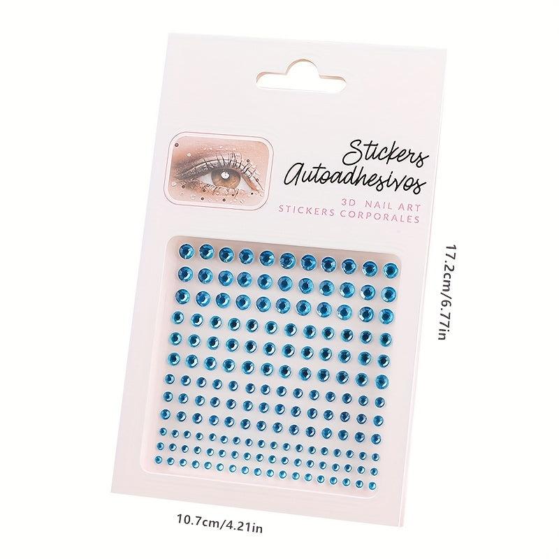 165 Pcs Acrylic Face Gems - Halloween Makeup Decoration