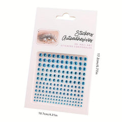 165 Pcs Acrylic Face Gems - Halloween Makeup Decoration