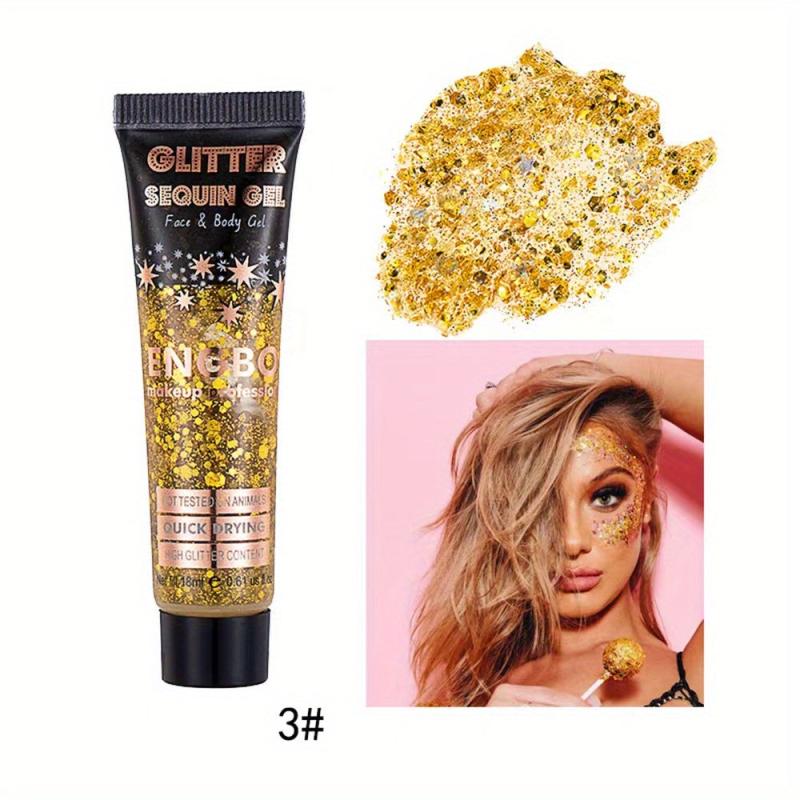 Sequins Eye Cream Face Body Flash Eye Shadow Dazzling Night Club Cream