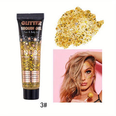 Sequins Eye Cream Face Body Flash Eye Shadow Dazzling Night Club Cream