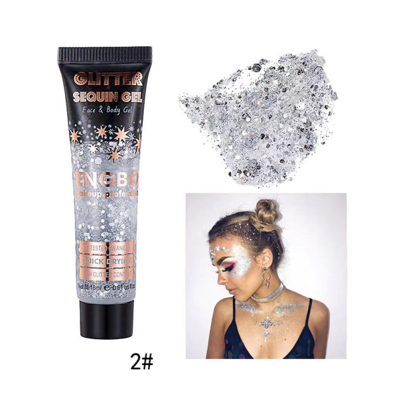 Sequins Eye Cream Face Body Flash Eye Shadow Dazzling Night Club Cream