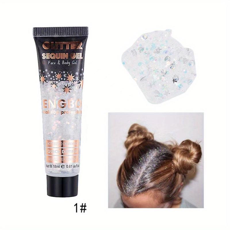 Sequins Eye Cream Face Body Flash Eye Shadow Dazzling Night Club Cream