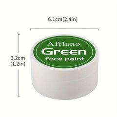 Professional Green Face Body Paint Cream For Adults Halloween Cosplay