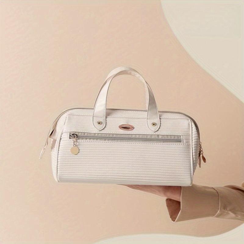 Travel Makeup Bag Waterproof Cosmetic Storage Box Large Capacity with Divider
