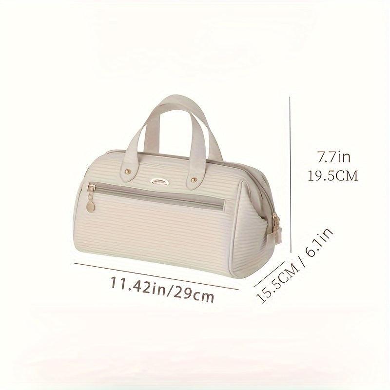 Travel Makeup Bag Waterproof Cosmetic Storage Box Large Capacity with Divider