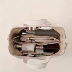 Travel Makeup Bag Waterproof Cosmetic Storage Box Large Capacity with Divider