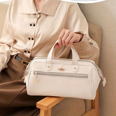 Travel Makeup Bag Waterproof Cosmetic Storage Box Large Capacity with Divider