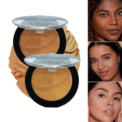 Monochrome Contouring Powder Dark Bronzer Brown With Sponge
