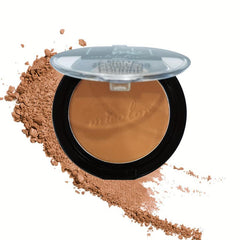 Monochrome Contouring Powder Dark Bronzer Brown With Sponge