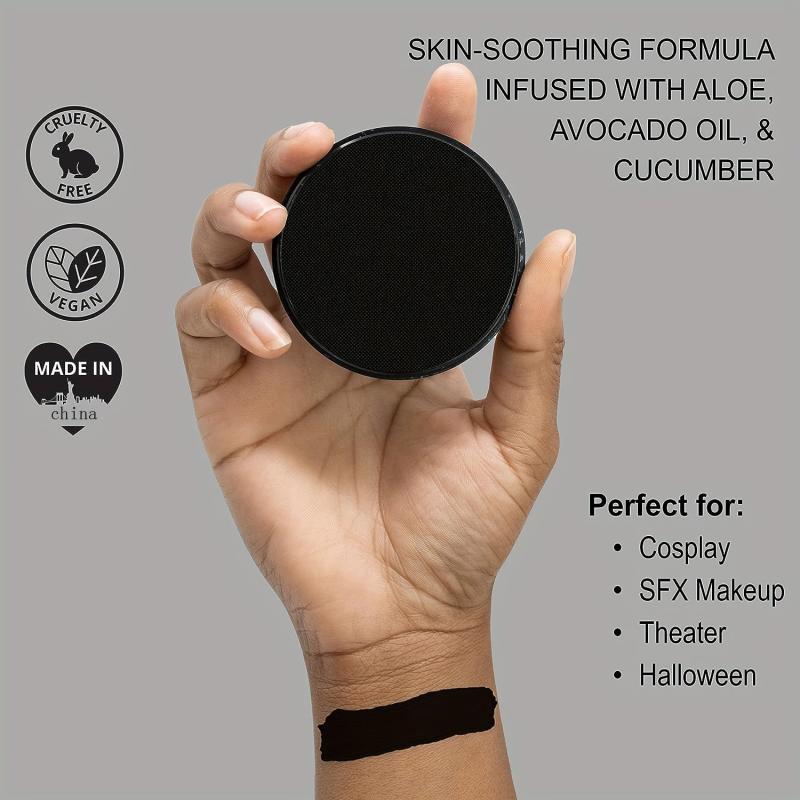 Water Activated Face & Body Paint Set - Black