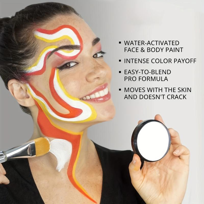Water Activated Face & Body Paint Set - Black