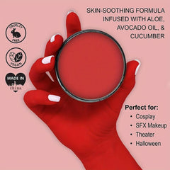 Water Activated Face & Body Paint Set - Black