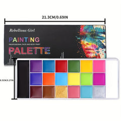 Halloween Face Painting Kit 20 Colors Easy to Apply & Remove