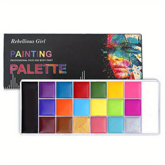 Halloween Face Painting Kit 20 Colors Easy to Apply & Remove