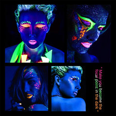 Water Activated Body Painting Palette for Halloween Cosplay