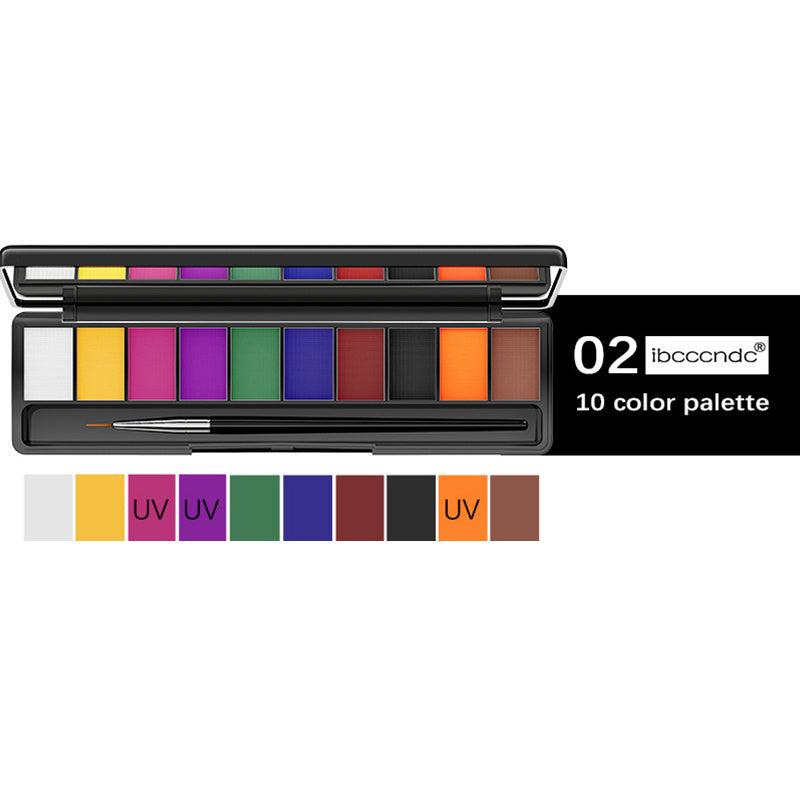 Water Activated Body Painting Palette for Halloween Cosplay