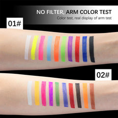 Water Activated Body Painting Palette for Halloween Cosplay
