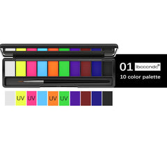 Water Activated Body Painting Palette for Halloween Cosplay