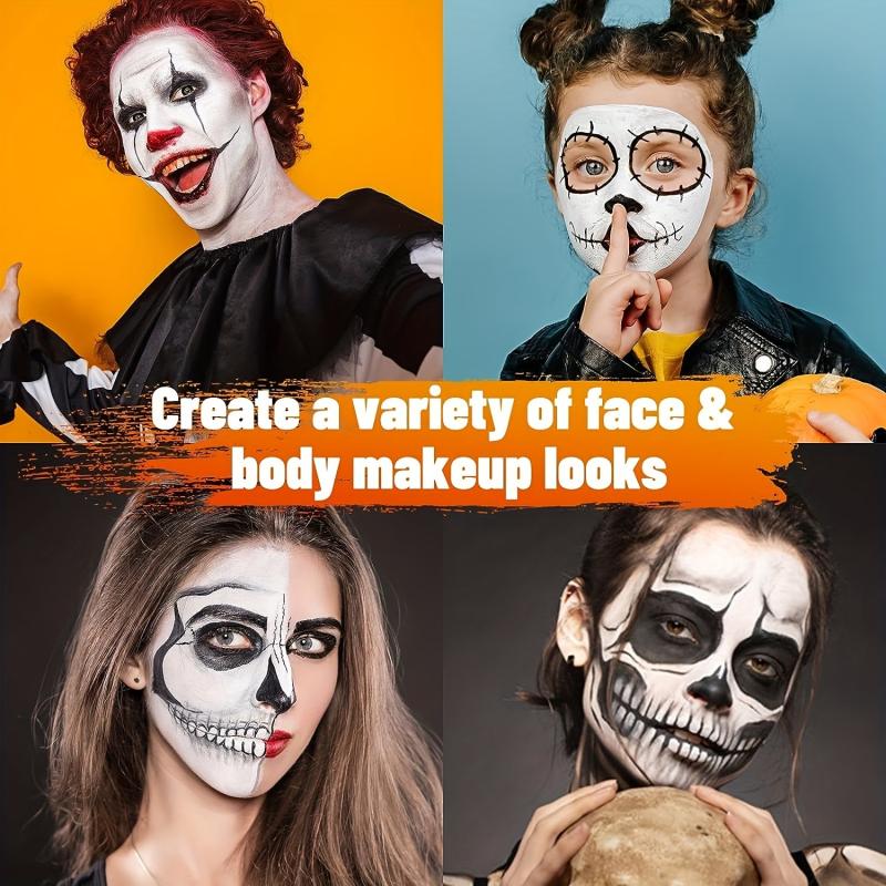 Clown Face Paint Cream Makeup Stage Film Cosplay Halloween Clown Costume