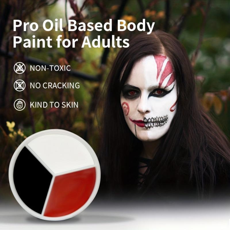 3 Face Body Painting Halloween Parties Masquerade And Cosplay