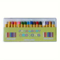 Face Paint Crayons 16 36 Pcs Makeup Sticks Professtional Face Painting Kit