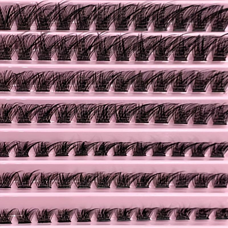10 Rows Mix Curl Cluster Lashes Individual Soft&Natural False Eyelashes