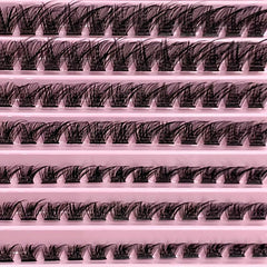 10 Rows Mix Curl Cluster Lashes Individual Soft&Natural False Eyelashes