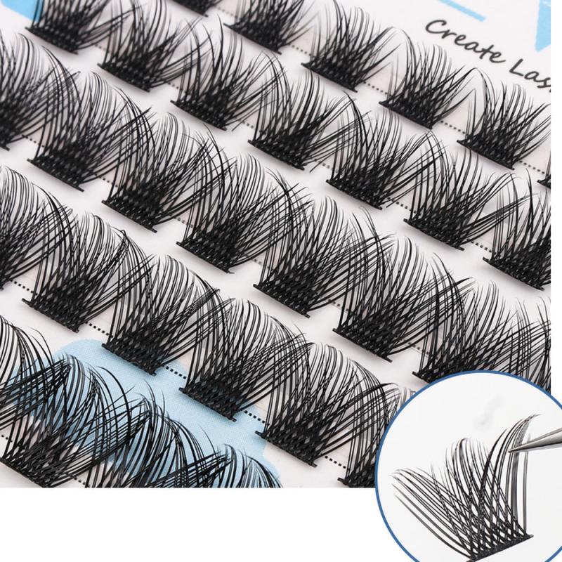 Lash Cluster 72 Pcs 8-16mm Eyelash Clusters Volume Wispy Lashes
