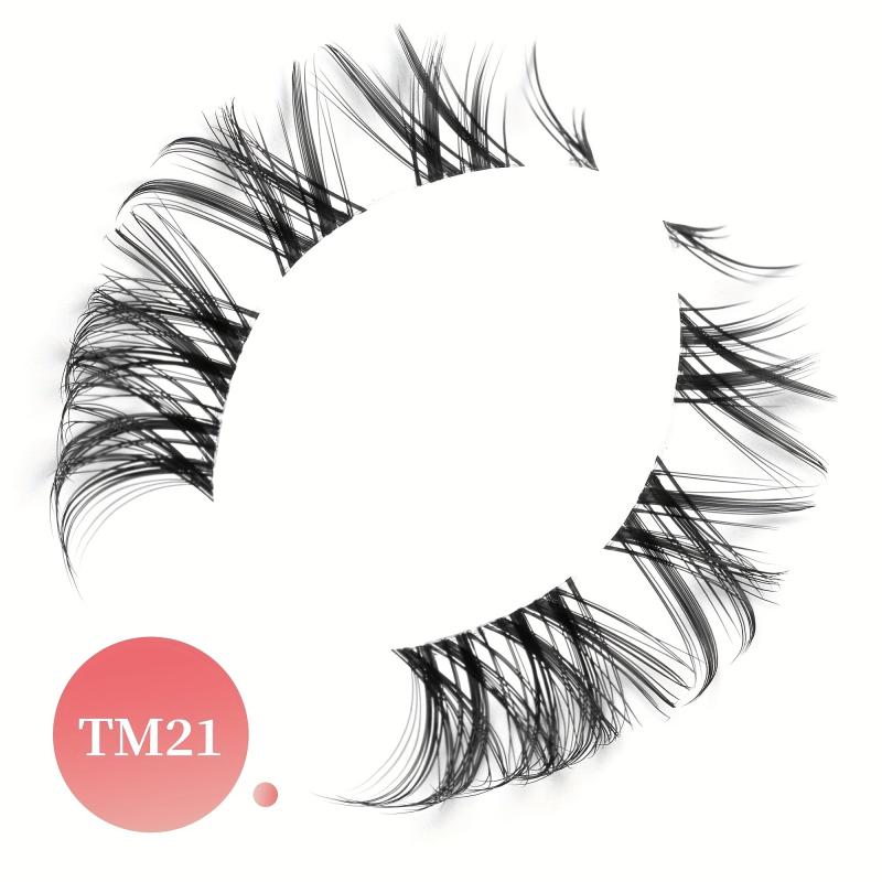 Spiky Anime False Eyelashes 5 Pairs Natural Look Reusable Cosplay