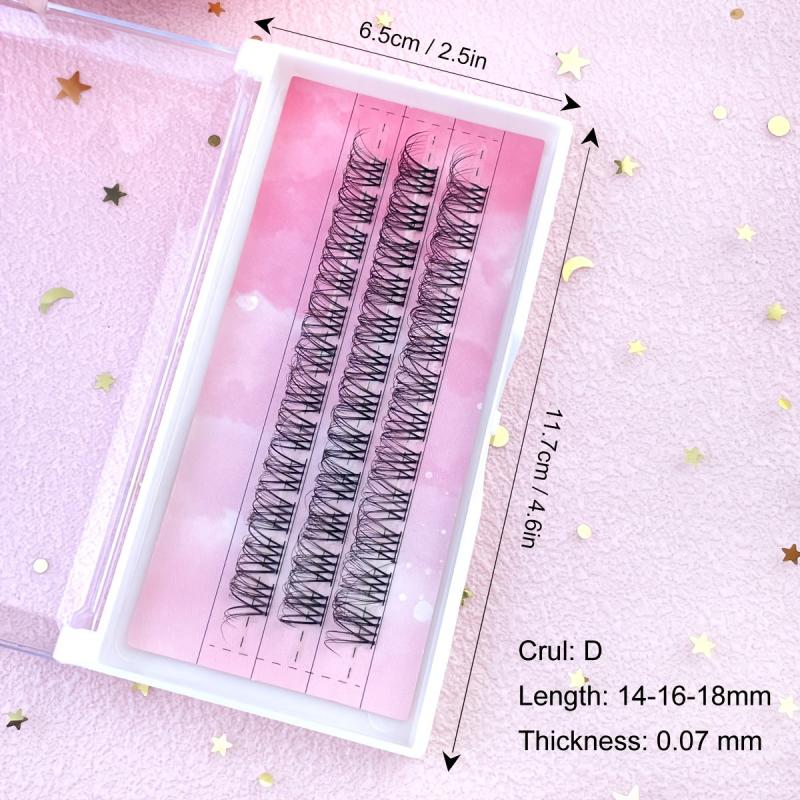 DIY Eyelash Extensions Kit 14 16 18mm Easy Applying DIY